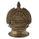 Decorated Brass Cross Oil Lamp